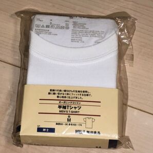 無印良品 メンズ 半袖Tシャツ M ホワイト 新品未開封。