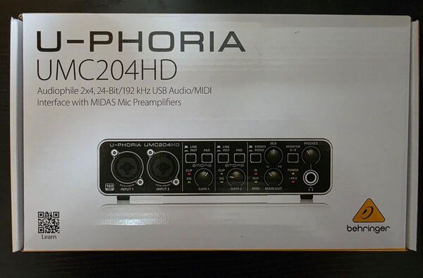 BEHRINGER ベリンガー UMC204HD USB オーディオインターフェイス