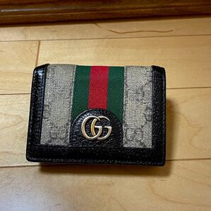 ○GUCCI グッチ 折り財布 プチマーモント