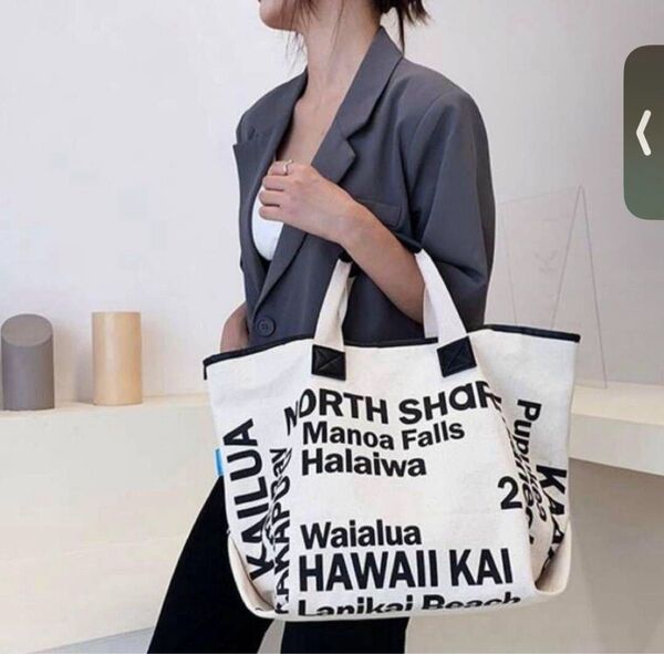 LOCO HAWAII ロコハワイ ロゴプリント トートバッグ アロハ ハワイ