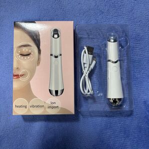目元美顔器 目元ケア 美顔器 温熱ケア イオン導入 LED くま しわ
