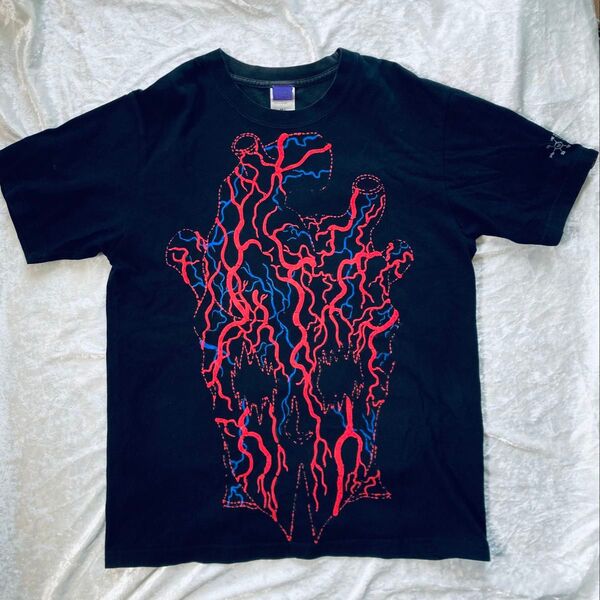 MHz ドロヘドロ 心 血管Tee Tシャツ Mサイズ ブラック ※染め直し済 完売品 廃番 レア