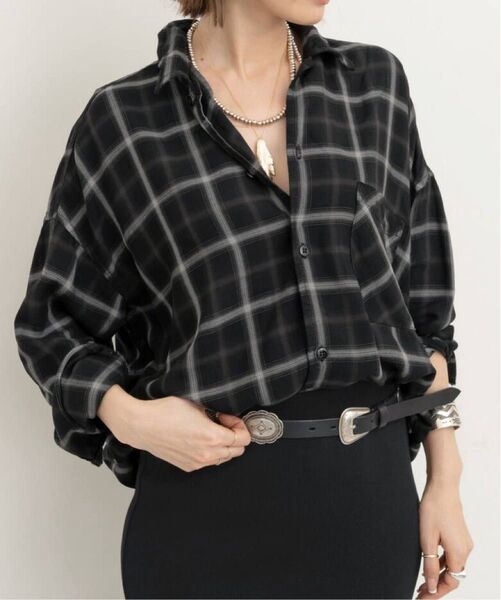 L'Appartement 【REMI RELIEF/レミ レリーフ】 CHECK 2 WAY SHIRT