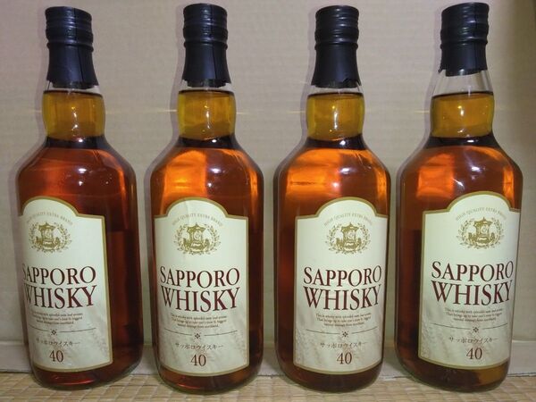 サッポロウイスキー アルコール分40% 700ml 4本セット