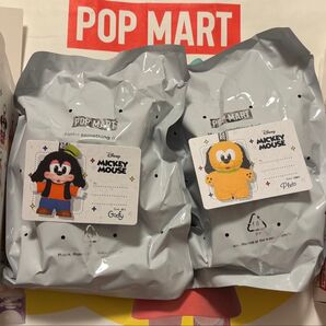 ポップマート POPMART DISNEY ミッキーファミリー キュートトゥギャザー ぬいぐるみキーチェーン グーフィー プルート