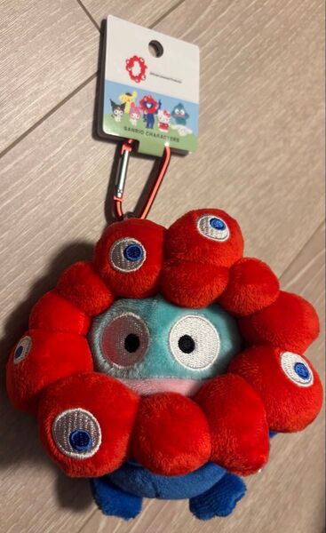 EXPO 万博サンリオ コラボミャクミャクなりきり ぬいぐるみ ハンギョドン カラビナ付き