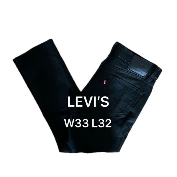 Levi's リーバイス/スリムフィットジーンズ デニム/511/W33 L32/ブラック