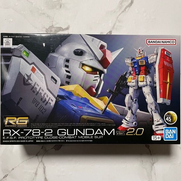 RG 1/144 RX-78-2 ガンダム Ver.2.0 プラモデル