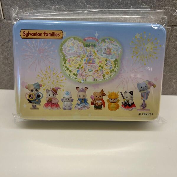 新品 非売品 シルバニアファミリー ノベルティ 赤ちゃんデザイン 缶ケース