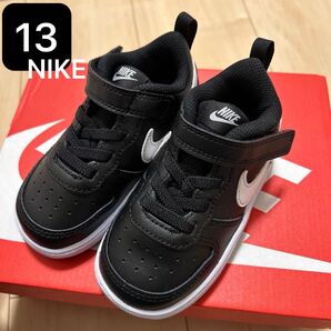 NIKE バーロウ 13センチ 未使用 ブラック ホワイト ベビーシューズ 赤ちゃん 靴 ファーストシューズ お祝い 即日発送