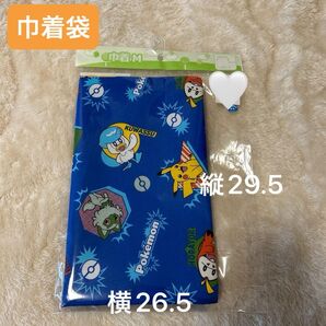 ポケットモンスター 巾着袋 未使用 未開封 男の子 人気キャラクター 保育園 即日発送 ピカチュウ クワッス ホゲータ ニャオハ