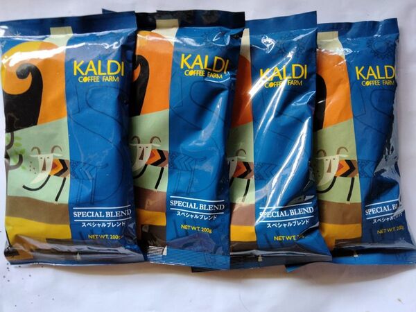 KALDI カルディ コーヒー珈琲 スペシャルブレンド 中挽き コーヒー粉 200g×4袋