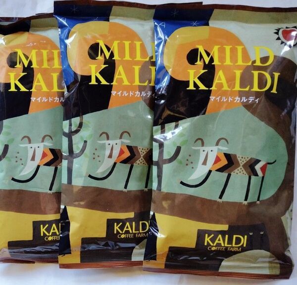 KALDI カルディ コーヒー珈琲 マイルドカルディ 中挽き コーヒー粉 200g×3袋