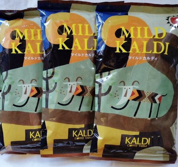 KALDI カルディ コーヒー珈琲 マイルドカルディ 中挽き コーヒー粉 200g×3袋