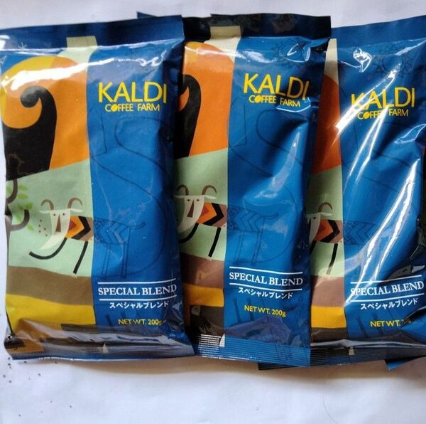 KALDI カルディ コーヒー珈琲 スペシャルブレンド 中挽き コーヒー粉 200g×3袋
