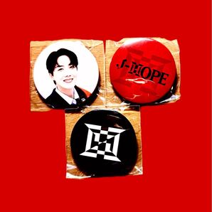 BTS J-HOPE 缶バッジ 3個セット