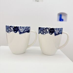 新品 ARABIA ピエンナル 24h Piennar マグカップ ペア ブルー 北欧食器