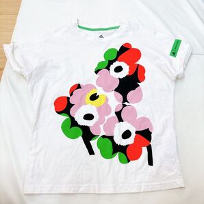 marimekko adidas コラボ 140 Tシャツ キッズ ウニッコ