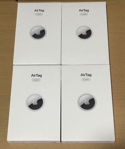 Apple AirTag Air Tag エアタグ エアータグ 4pack 新品 未開封品 4個セット 当日発送