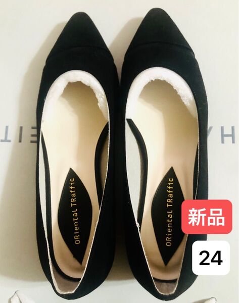 オリエンタルトラフィック パンプス ブラック 黒新品 未使用 靴 パンプス 24 38