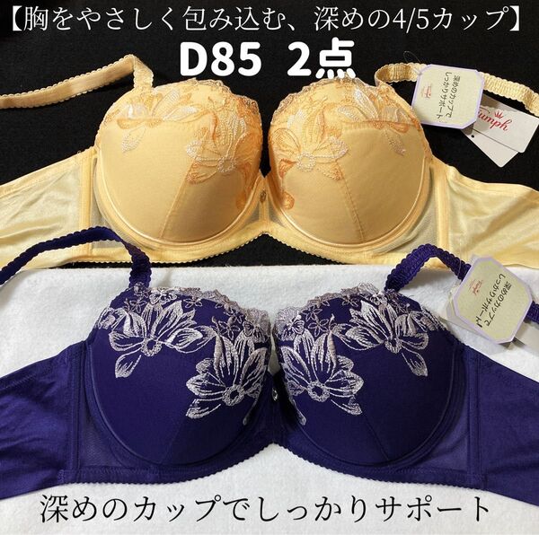 D85 トリンプ ストーリー 538 ブラジャー 2枚