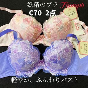 トリンプ 妖精のブラ530 ブラジャー 2点 C70