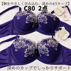 C80 トリンプ ストーリー 538 ブラジャー 2枚