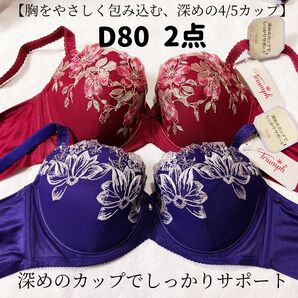 トリンプ ストーリー 538 &518ブラジャー 2枚 D80