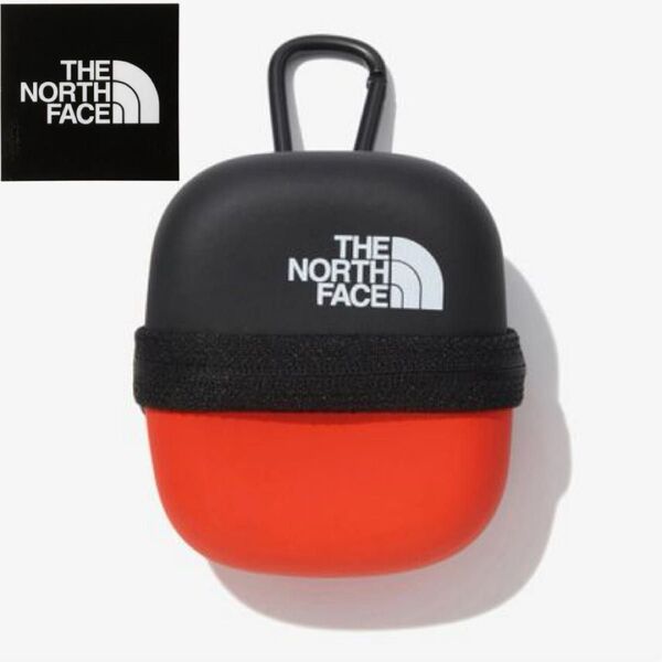 ノースフェイス ホワイトレーベル ヌプシモールドポーチ R2 イヤホンケース カラビナ付き THE NORTH FACE