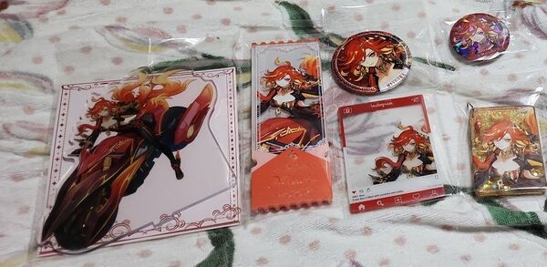 原神 マーヴィカ グッズセット アクスタ 缶バッジ他