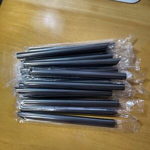 商品名: タピオカストロー 20本 黒 12mm×170mm 業務用 個別包装