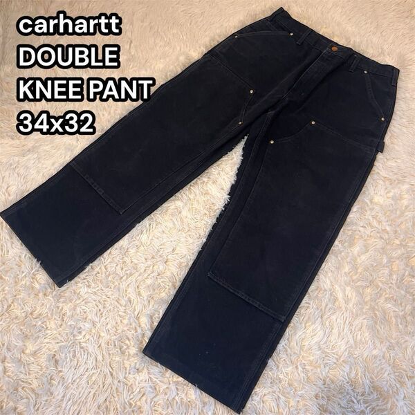 【vintage】carhartt カーハート ダブルニーパンツ ワイドパンツ ワークパンツ ペインターパンツ USA製