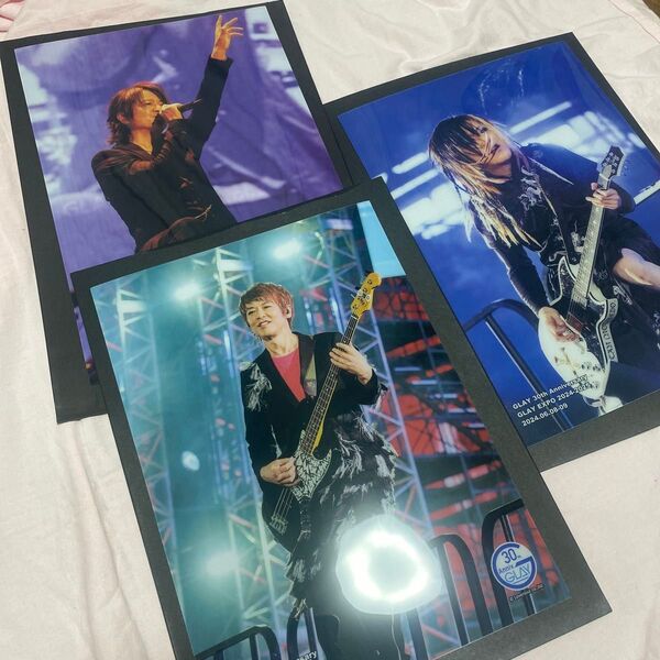 GLAY エンタメくじ Vol.2 クリアポスター賞 3枚セット