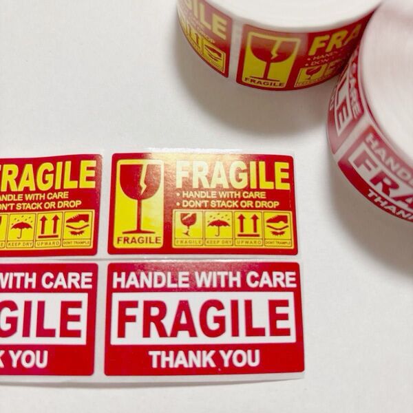 ケアシール FRAGILE フラジール 200片 2種