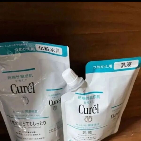 キュレル 潤浸保湿 化粧水Ⅲとてもしっとり 乳液 つめかえ用