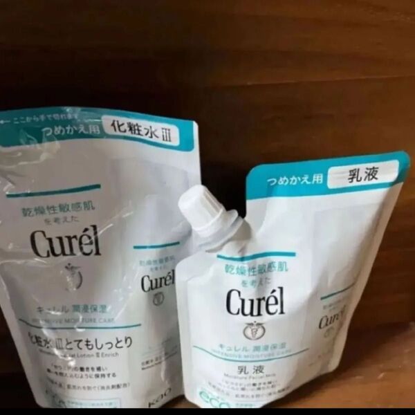 キュレル 潤浸保湿 化粧水Ⅲとてもしっとり 乳液 つめかえ用