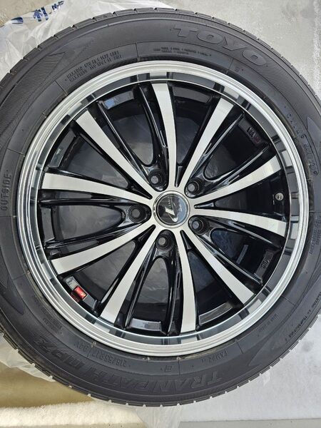 WEDS LEONIS EX 17インチ 7.0J +53 114.3 TOYO TRANPATH MPZ 215/55/17