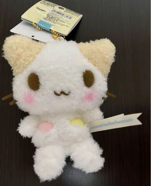 サンリオ マスコットホルダー ねこの会 マシュマロみたいなふわふわにゃんこ タグ付き