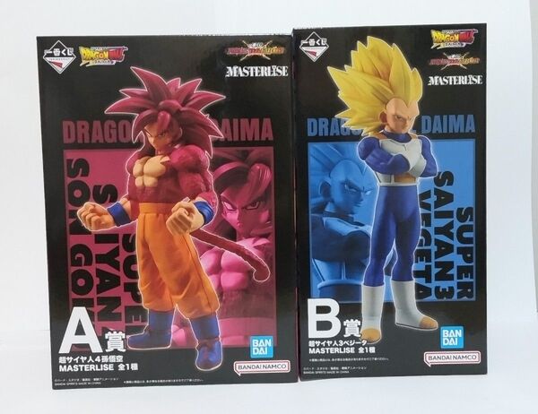 一番くじ ドラゴンボール vsオムニバスCROSS A賞 孫悟空 B賞 ベジータ