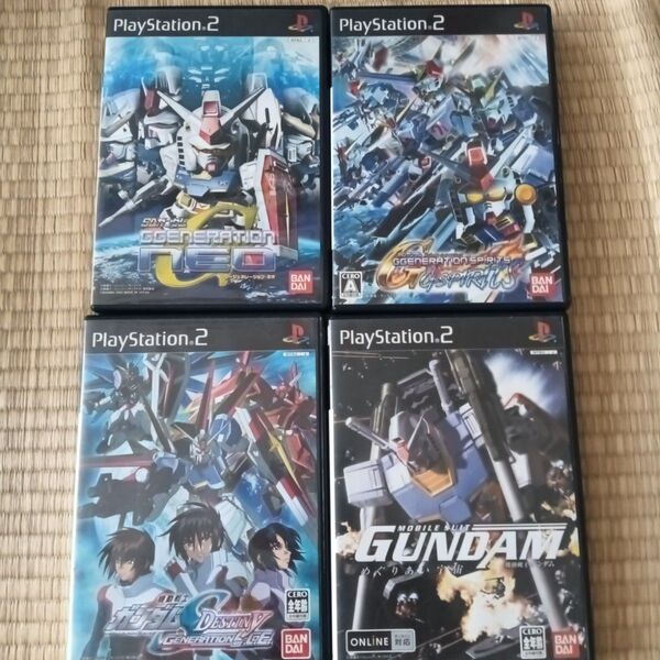 PS2 ガンダム ソフト 4本セット まとめ売り