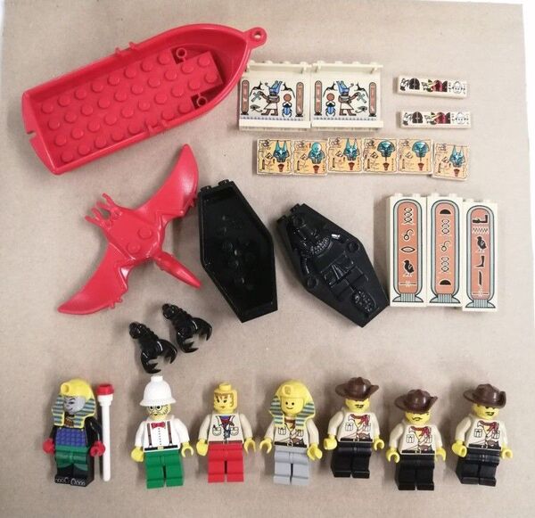 LEGO レゴ 世界の冒険系 ミニフィグ7体 ファラオ 棺桶