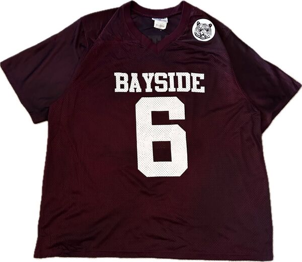 【古着】BAYSIDE Tシャツ メンズ 背番号6 古着 2XL サイズ レッド系 スポーツ