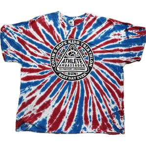 【古着】Colin's Hope Kids Triathlon タイダイTシャツ マルチカラー 2XL メンズ