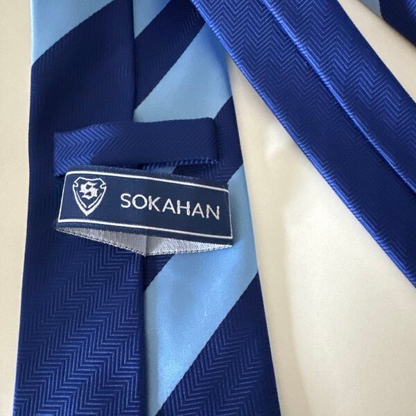SOKAHAN ネクタイ レジメンタルストライプ シルク