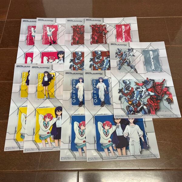 セブンイレブン GQuuuuuuX 機動戦士ガンダム クリアシート 5種9枚セット