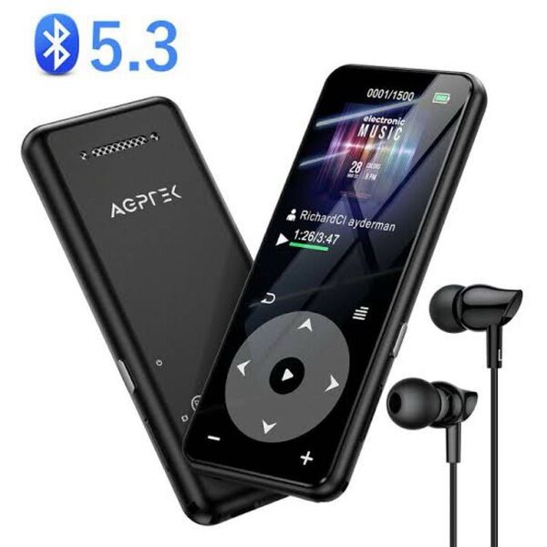 A16TB AGPtEK 8GB MP3プレイヤー デジタルオーディオプレーヤー
