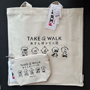 ポーチ トートバッグ アベイル ドズル社 おさんぽ コラボ ぼんじゅうる