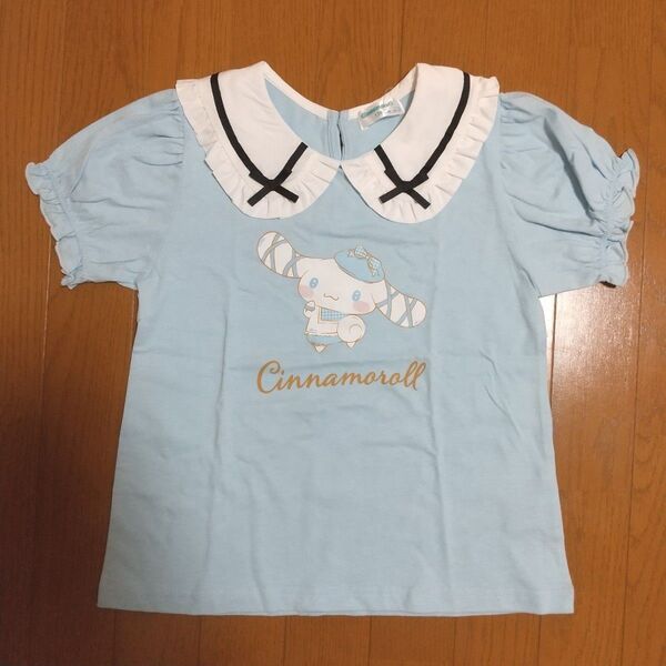 シナモロール 襟付カットソー Tシャツ キッズ 120 サンリオ