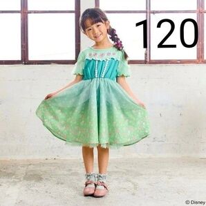 アナと雪の女王 キッズ ワンピース 120 リトシー