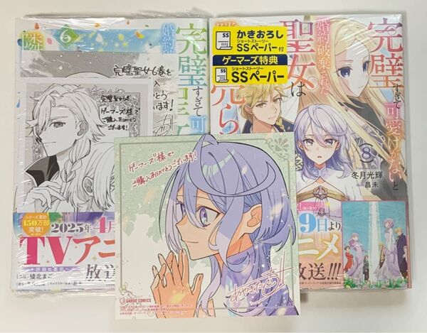 完璧すぎて可愛げがないと婚約破棄された聖女は隣国に売られる コミック6巻 小説8巻 ゲーマーズ特典付き